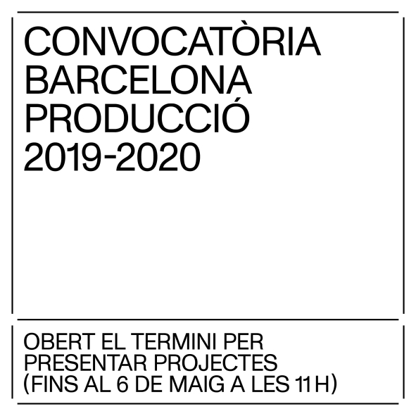 convocatoria Barcelona Producció